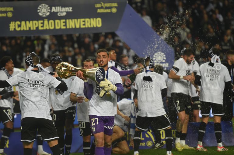 A festa do Vitória de Guimarães depois da conquista da Taça da Liga - Foto: Miguel Nunes