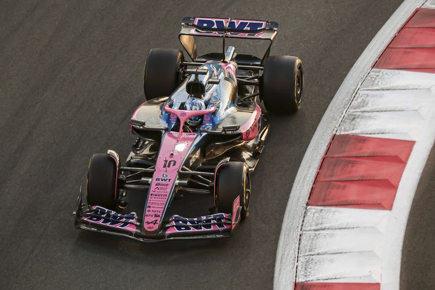 Pierre Gasly ao volante do Alpine