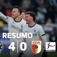 M'Gladbach goleia e respira melhor na Bundesliga (resumo)