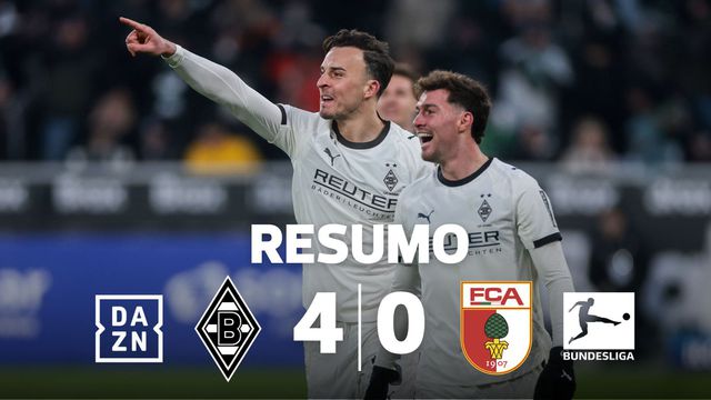 M'Gladbach goleia e respira melhor na Bundesliga (resumo)
