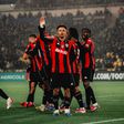 Festejos dos jogadores do Nice frente ao Nantes - Foto: Nice/X