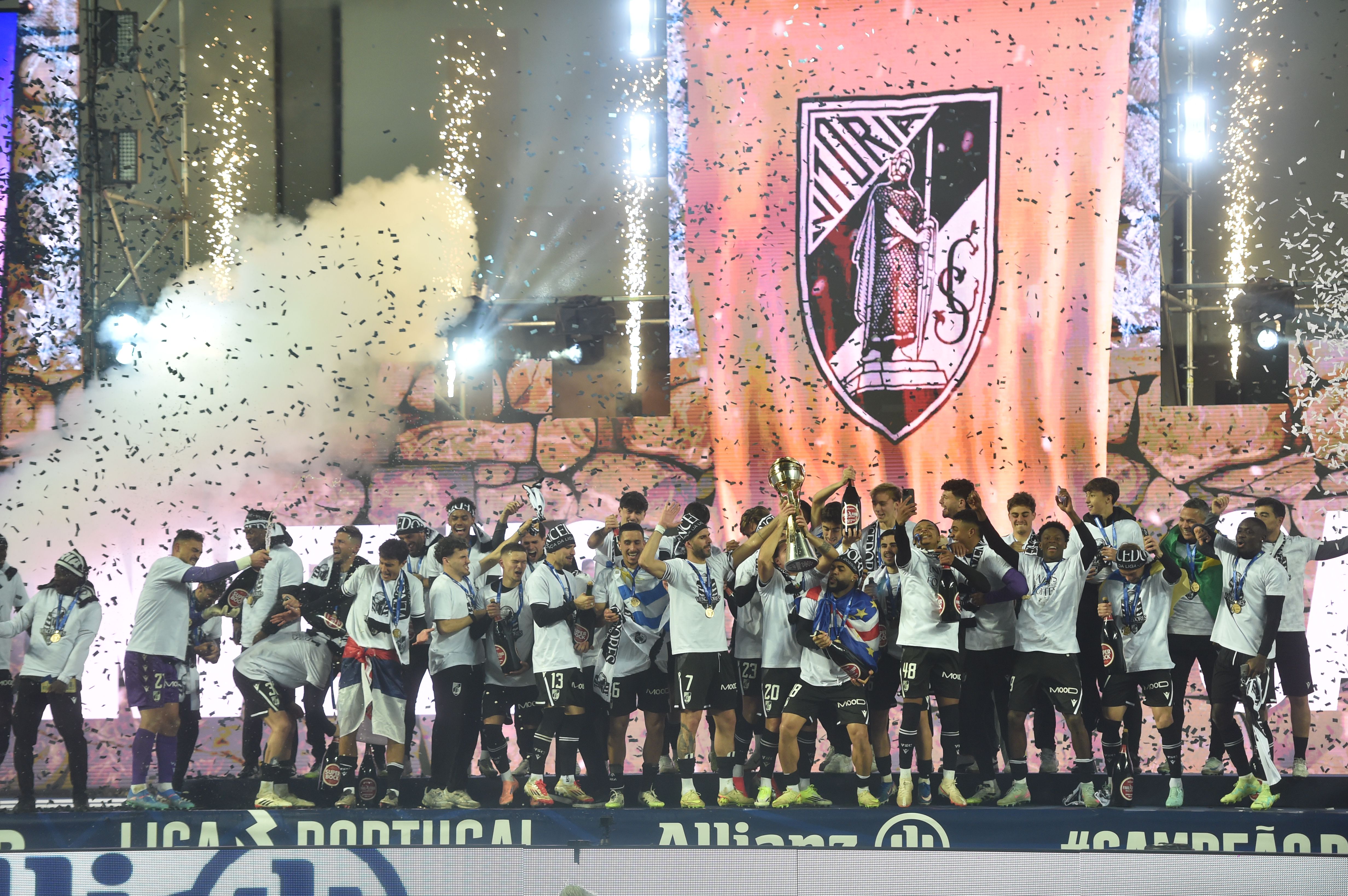 A festa do Vitória de Guimarães depois da conquista da Taça da Liga - Foto: Miguel Nunes