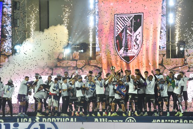 A festa do Vitória de Guimarães depois da conquista da Taça da Liga - Foto: Miguel Nunes