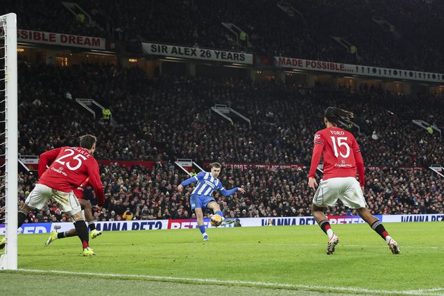 Man. United-Brighton: já estamos no último quarto de hora