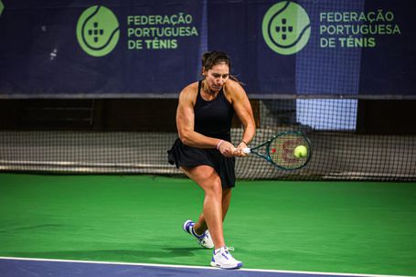 Francisca Jorge é a sexta tenista portuguesa a jogar o Open da Austrália. Foto FPT/Miguel Reis