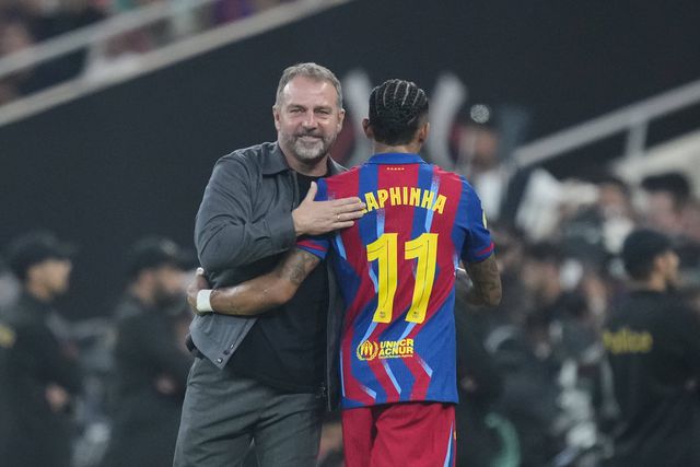 Raphinha foi a grande figura da Supertaça espanhola