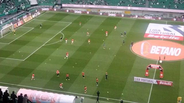 SC Braga já aquece em Alvalade