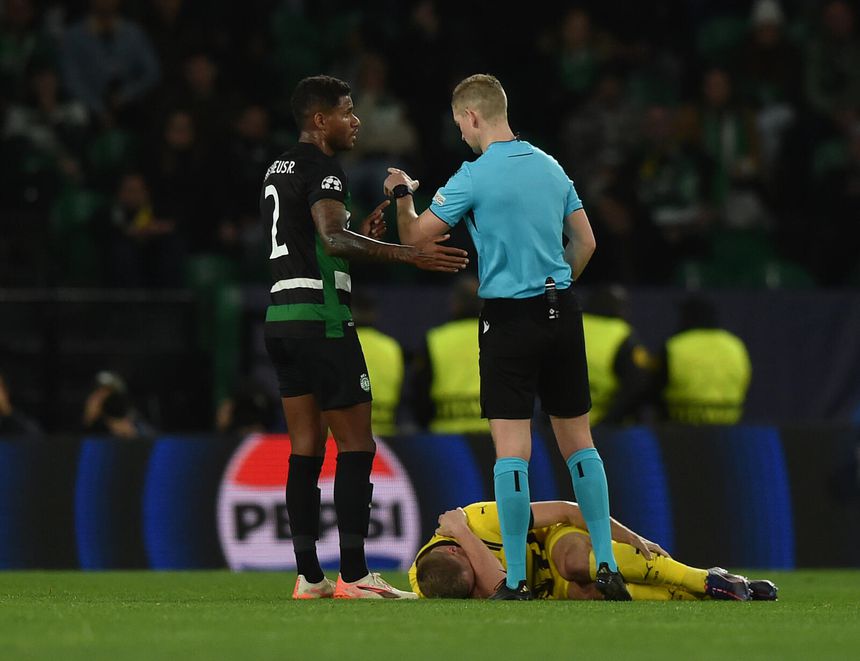 Árbitro do Sporting-Borussia Dortmund