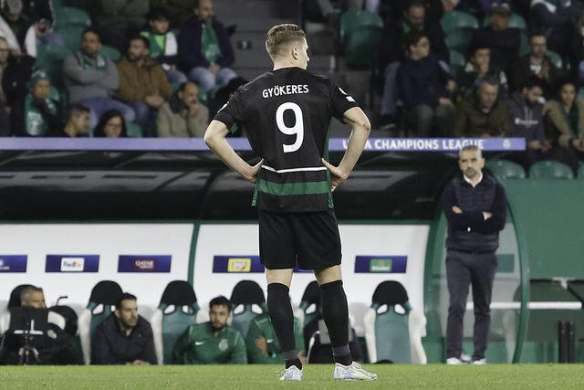 Treinador Rui Borges tem gerido minutos de utilização de Gyokeres em campo