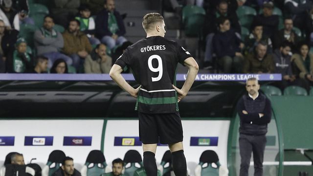 Treinador Rui Borges tem gerido minutos de utilização de Gyokeres em campo