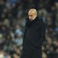 Pep Guardiola, treinador do Manchester City, resignado