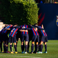 EQuipa de jovens do Barcelona, na La Masia, centro de formação do Barcelona