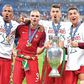Bruno Alves, Pepe, José Fonte e Cristiano Ronaldo na conquista do Europeu 2016 (A BOLA)