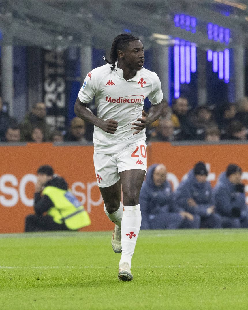 Moise Kean, jogador da Fiorentina foi alvo de insultos racistas depois do último jogo