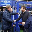 Harry Redknapp, no QPR, a falar com André Villas-Boas, no Tottenham