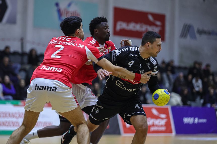 Pedro Portela brilhou na vitória do Águas Santa sobre o Benfica - Foto: ASM