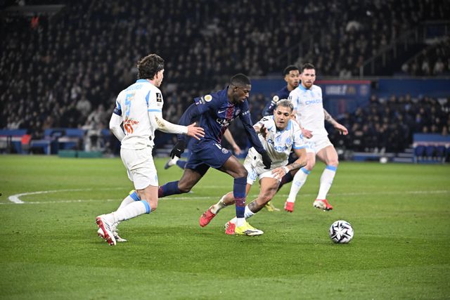 Ousmane Dembélé humilhou a defesa do Marselha no Clássico com o PSG