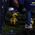 Transmissão televisiva mostrou bolas escondidas. Imagem Sport TV