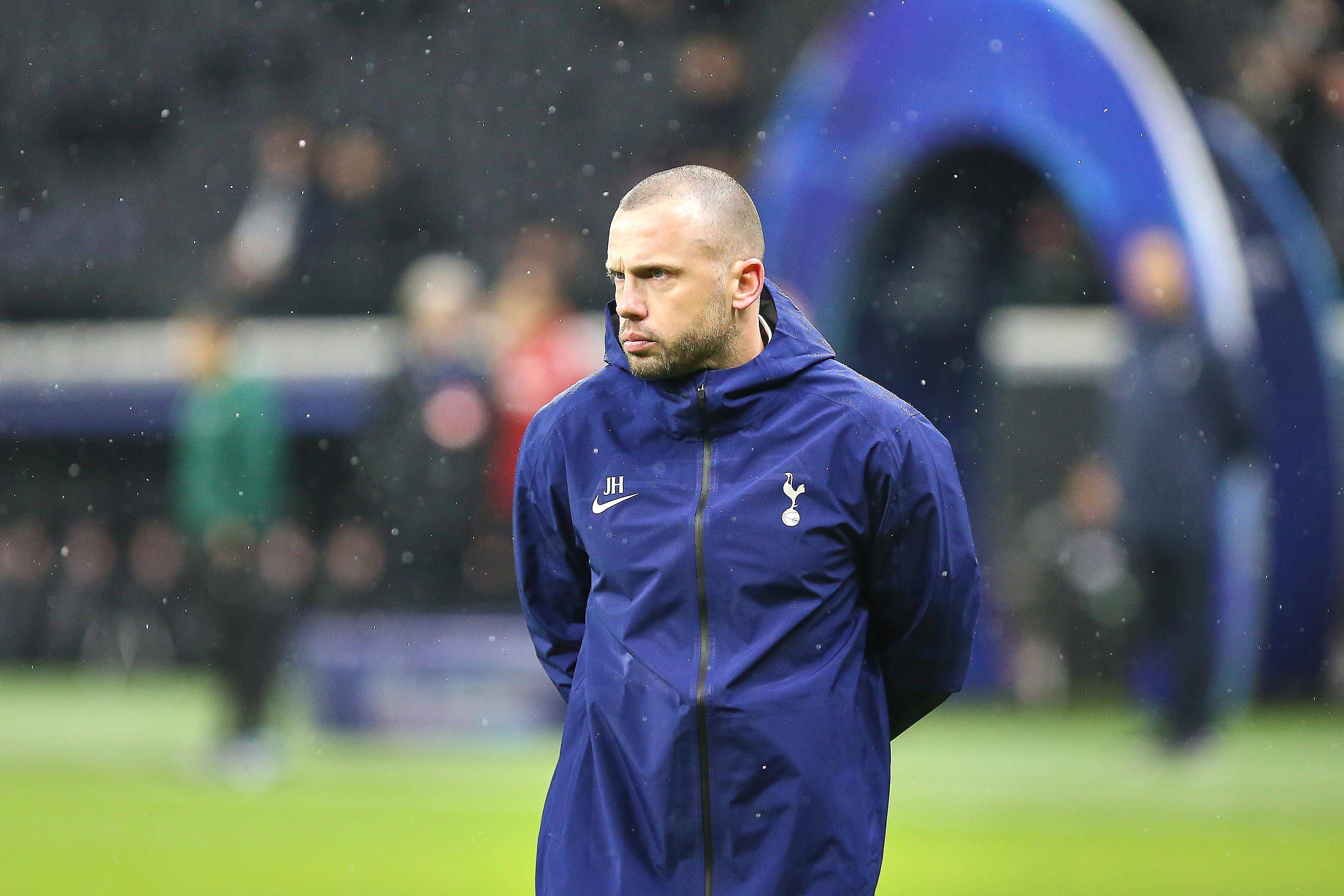 John Heitinga, treinador-adjunto do Tottenham