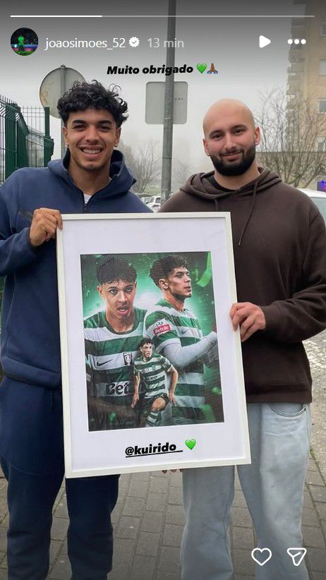 Imagem partilhada por João Simões nas redes sociais
