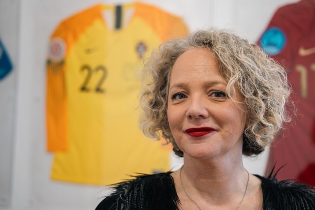 Cristina Moreno recebeu A BOLA para falar daquilo em que acredita (foto: ANDRÉ CARVALHO)