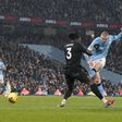 Haaland marcou o terceiro golo do Manchester City e ainda fez uma assistência - FOTO IMAGO