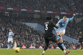 Haaland marcou o terceiro golo do Manchester City e ainda fez uma assistência - FOTO IMAGO