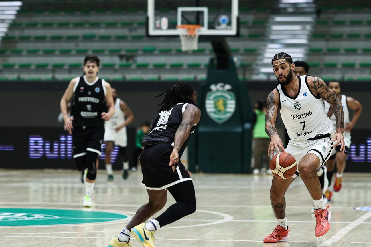 Fase do Sporting-BC Prievidza (Foto: Sporting)