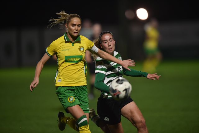 Carolina Santiago procura ultrapassar a adversária - Foto: Miguel Nunes