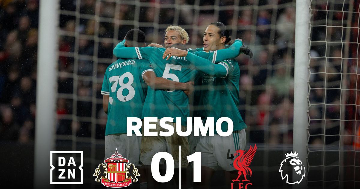 Van Dijk decide para o Liverpool em Sunderland