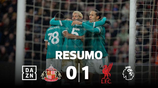 Van Dijk decide para o Liverpool em Sunderland