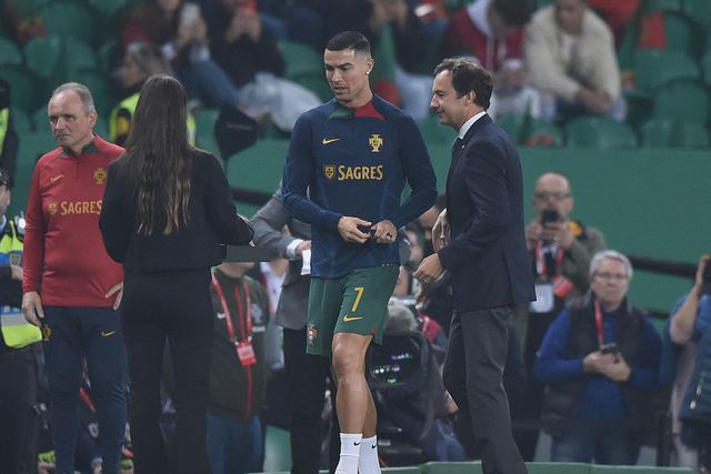 Frederico Varandas com Cristiano Ronaldo - Foto: A BOLA