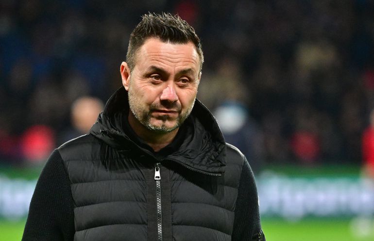 Roberto De Zerbi, recentemente demitido do Marselha