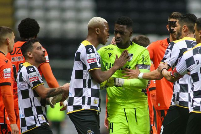 Bruno Varela sentiu o apoio de colegas e adversários durante o jogo com o Boavista, no Bessa