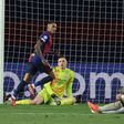 Raphinha foi preponderante na vitória do Barcelona não só neste jogo na Catalunha, como nos anteriores na Luz