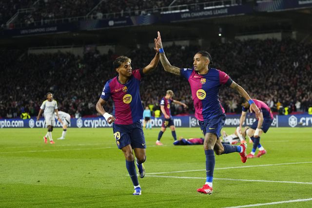 As notas dos catalães: Yamal fez magia e Raphinha foi decisivo