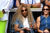 Serena Williams a assistir a um encontro