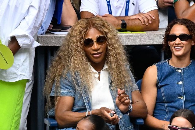 Serena Williams a assistir a um encontro