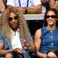 Serena Williams a assistir a um encontro