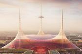 O modelo conceptual para o novo estádio do Manchester United (Foster + Partners)