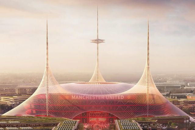 O novo estádio do Manchester United (Foster + Partners)