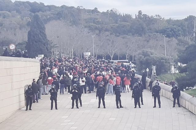A multidão que vai apoiar o Benfica