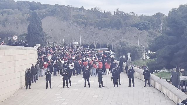 A multidão que vai apoiar o Benfica