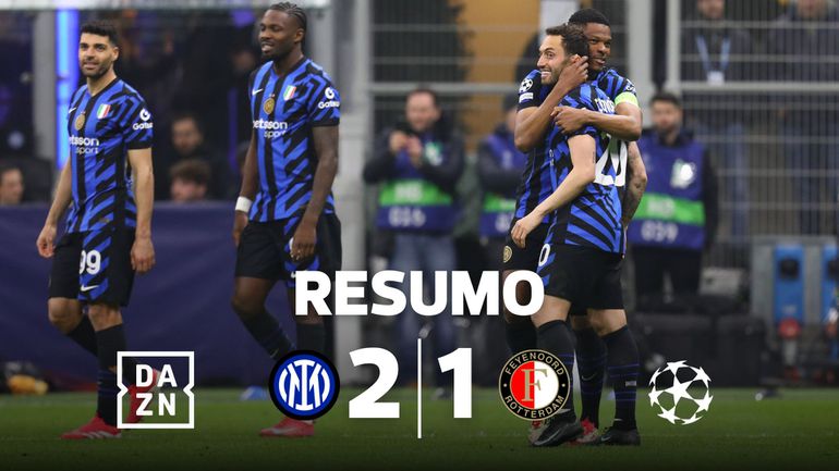 Penálti polémico de Taremi ajuda Inter a bater o Feyenoord (resumo)