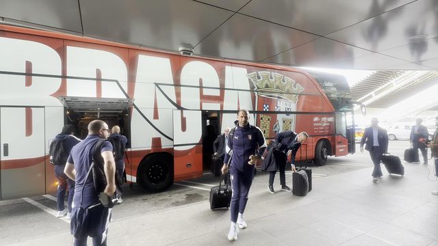 SC Braga partiu para a Hungria com regresso de peso