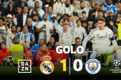 'Quarterback' Courtois serviu primeiro 'touchdown' do Real contra o Man.City