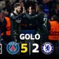 Tanto espaço, Chelsea! Assim fica fácil para o PSG