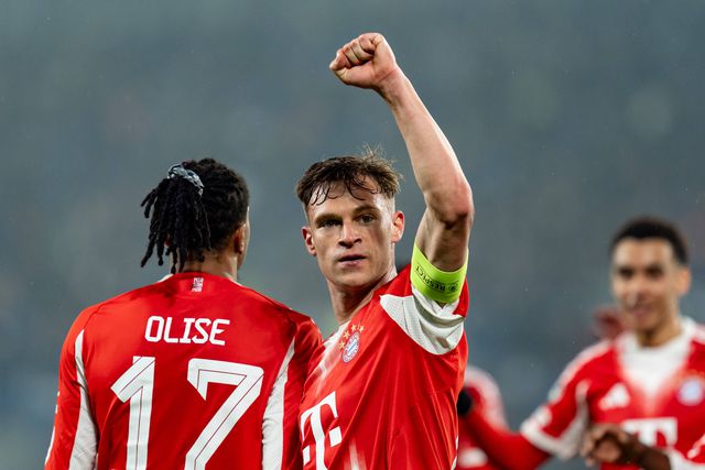 Michael Olise e Joshua Kimmich falham jogo da segunda mão com a Atalanta e ficam livres do risco de suspensão antes dos quartos