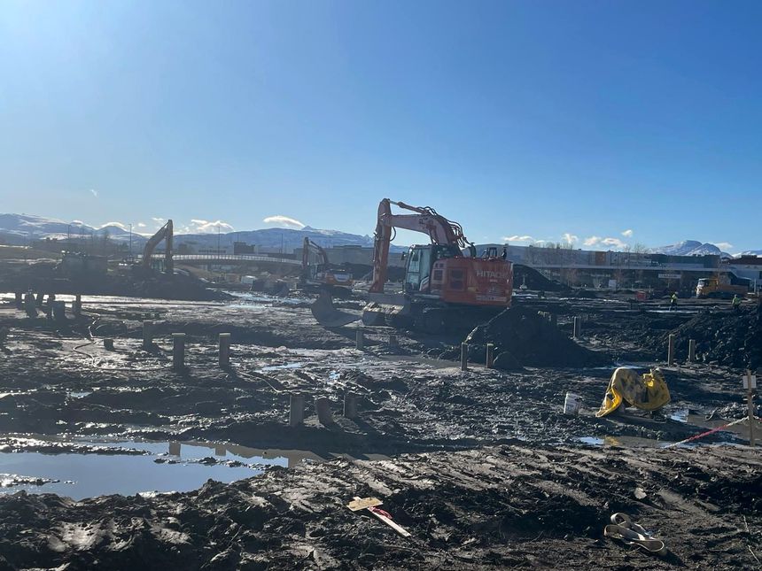 Eis o atual estado das obras do novo estádio do Bodo/Glimt - Foto: A BOLA