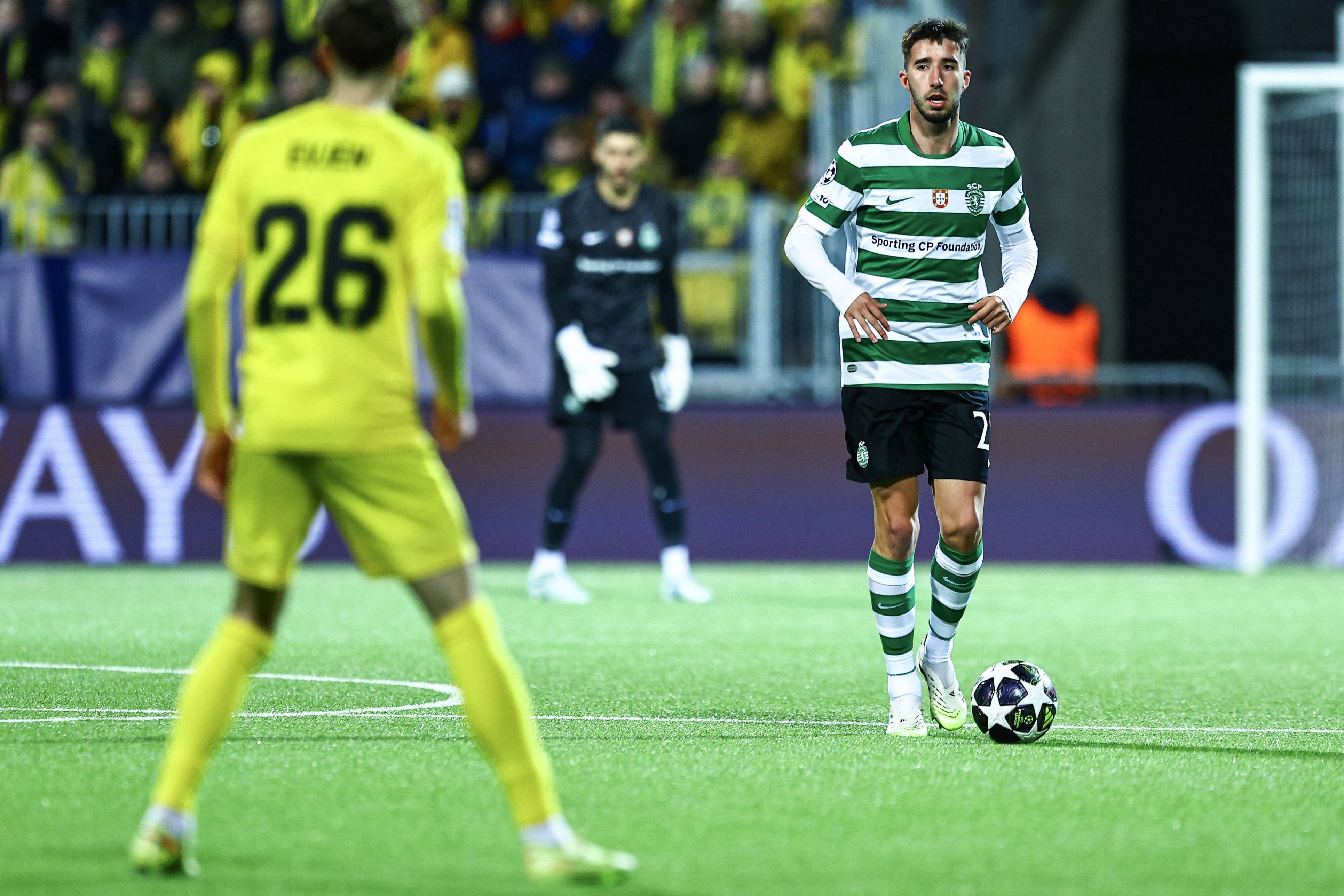 Gonçalo Inácio realiza esta manhã um teste médico e é uma das grandes dúvidas - Foto: IMAGO